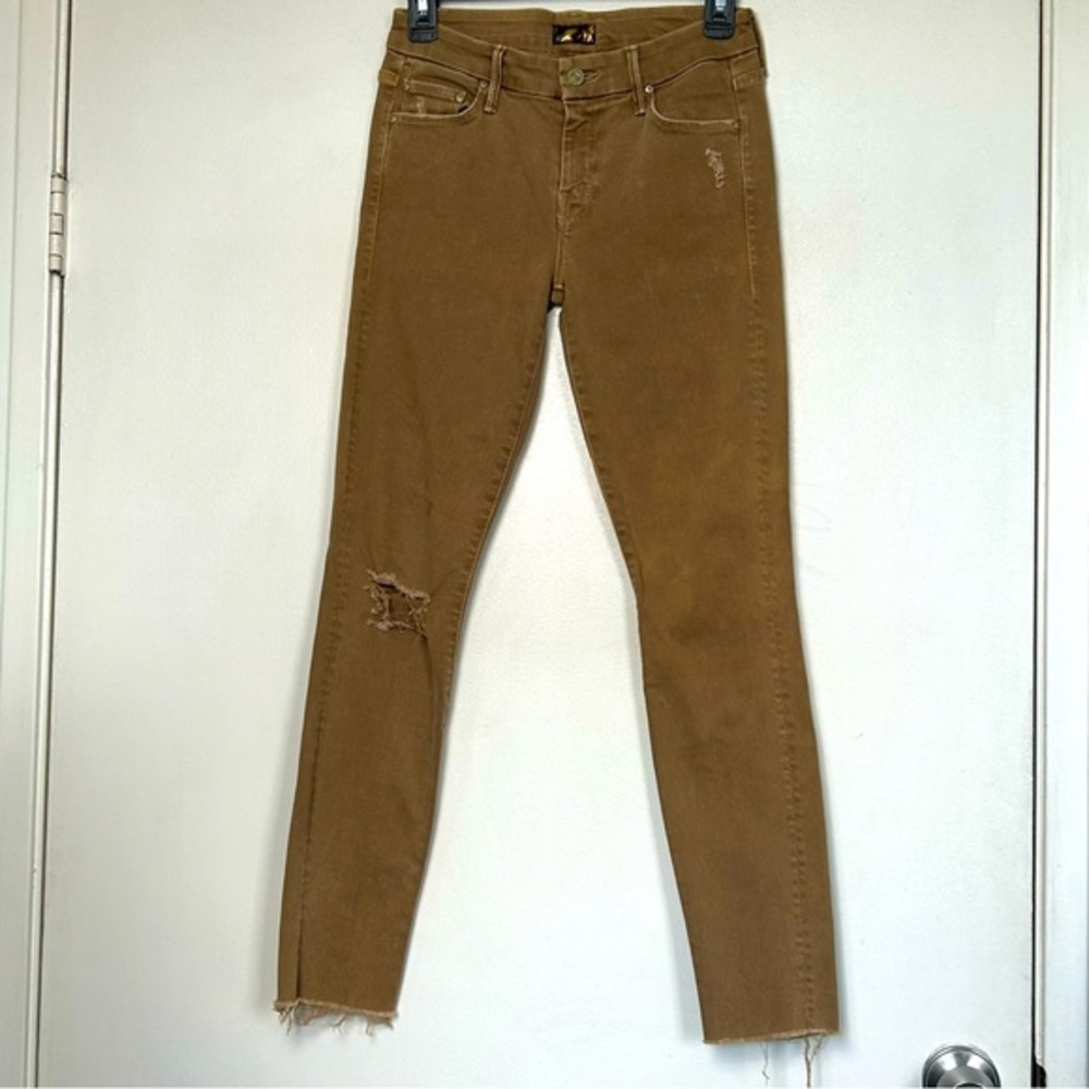 Mother Denim The Looker Fray Blow Out Ankle Jeans- Size 25